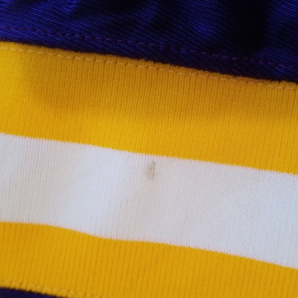 RUSSEL ATHLETIC LSU? Purple Yellow Jersey #17, MEN SIZE L - Picture 10 of 14